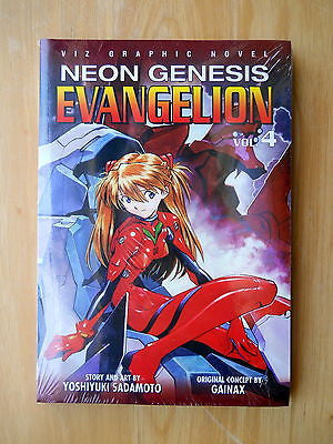 NEW Yoshiyuki Sadamoto Neon Genesis Evangelion Volume 4 Graphic Novel English