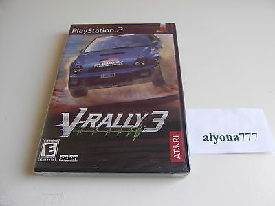 V-Rally 3 (Sony PlayStation 2, 2002) PS2 Brand New & Factory Sealed.Great cond.