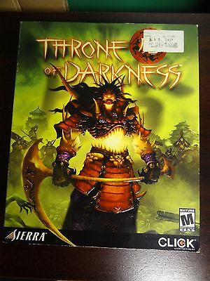 Throne of Darkness  (PC, 2001) Brand New Free Shipping