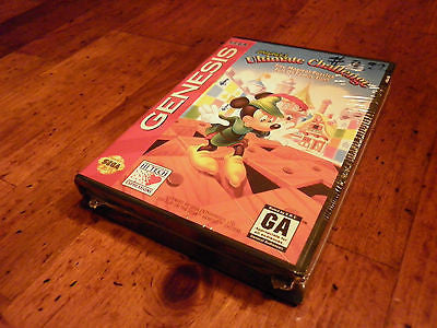 Mickey's Ultimate Challenge  (Sega Genesis, 1991) *BRAND NEW/SEALED*