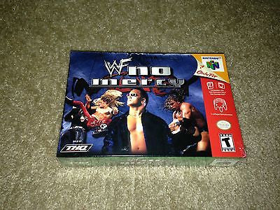 *RARE* BUG FREE (See Description)  NEW MINT WWF No Mercy  (Nintendo 64, 2000)