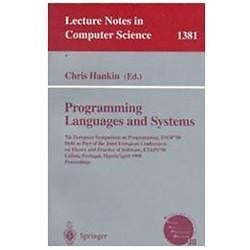 NEW Programming Languages and Systems: 7th European Symposium on Programming, ES