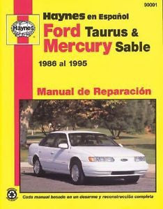 Ford Taurus and Mercury Sable 1986-95 by John Haynes (1998, Paperback)