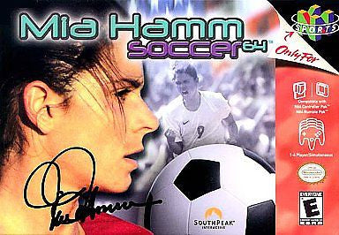 New Mia Hamm Soccer 64 N64 Video Game