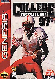 College Football USA '97 GEN - New Condition - Sega Genesis Video Games