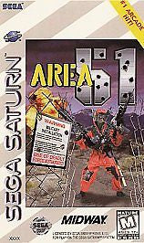 Area 51 Sega Saturn Factory Sealed! Absolute Mint! Free Shipping!