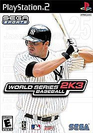 WORLD SERIES BASEBALL 2K3 PLAYSTATION 2 PS2 VIDEO GAME NEW FACTORY SEALED