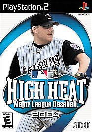 HIGH HEAT MAJOR LEAGUE BASEBALL 2004 PLAYSTATION 2 PS2 VIDEO GAME NEW