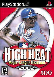 HIGH HEAT MAJOR LEAGUE BASEBALL 2002 PLAYSTATION 2 PS2 VIDEO GAME NEW