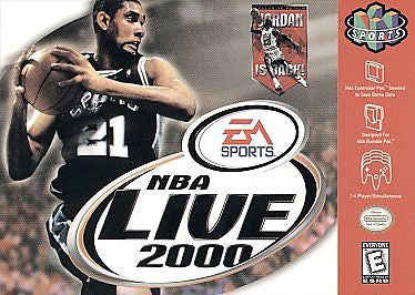 NBA Live 2000  (Nintendo 64, 1999)