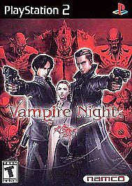 VAMPIRE NIGHT Playstation 2 PS2 game BRAND NEW! SEALED!