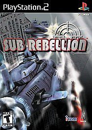 Sub Rebellion  (Sony PlayStation 2, 2002) BLACK LABEL NEW SEALED