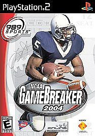 NCAA GAMEBREAKER 2004 PLAYSTATION 2 PS2 VIDEO GAME FOOTBALL NEW SEALED
