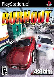 NEW SEALED Burnout PS2 Video Game racing speed destruction sport crashes driving