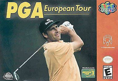 PGA European Tour  (Nintendo 64, 2000) N64 GAME in BOX with MANUAL