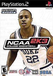 NCAA COLLEGE BASKETBALL 2K3 PLAYSTATION 2 PS2 VIDEO GAME NEW SEALED