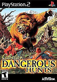 NEW SEALED Cabela's Dangerous Hunts PS2 Video Game deadly weapons hunting exotic
