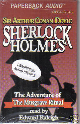 Sherlock Holmes Adventure Musgrave Ritual Audio Cassett